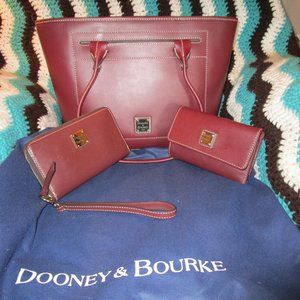Dooney & Bourke Saffiano Leather; 3 pieces